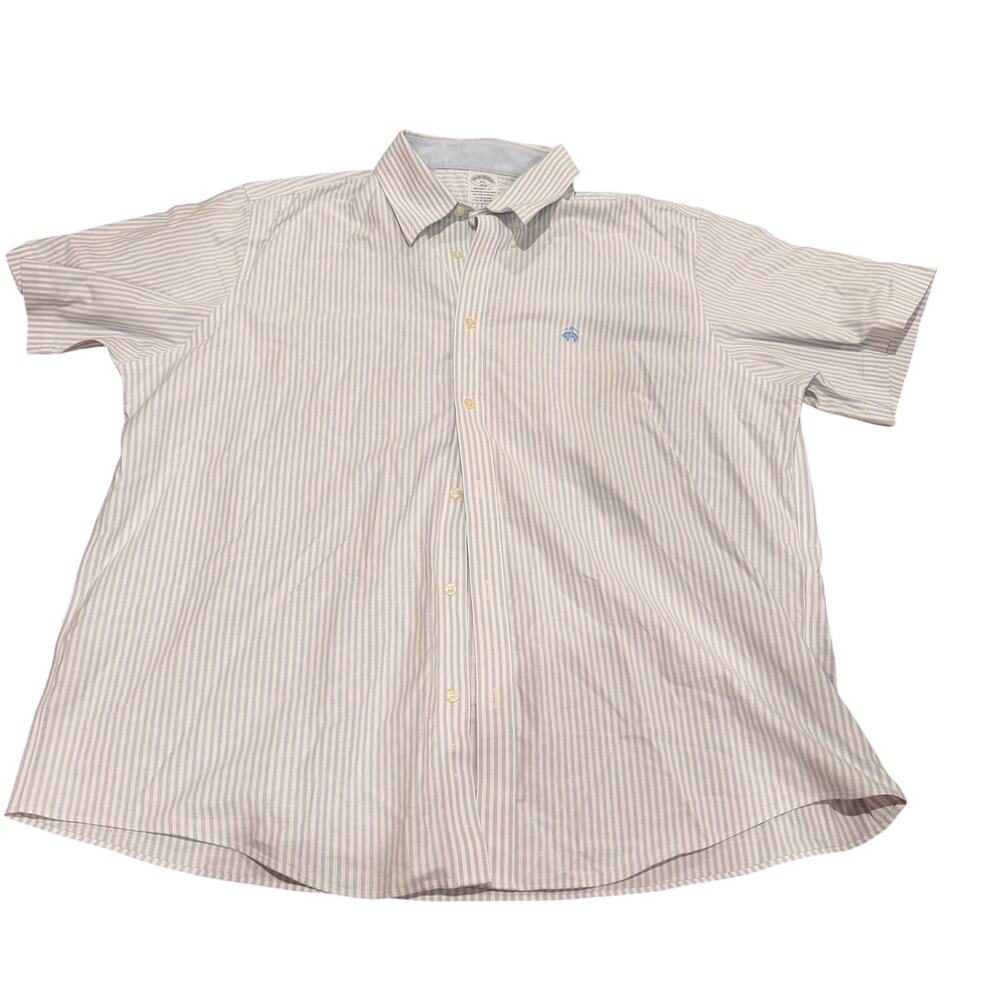 Brooks Brothers Button Down Striped Regent Fit Shirt XXL